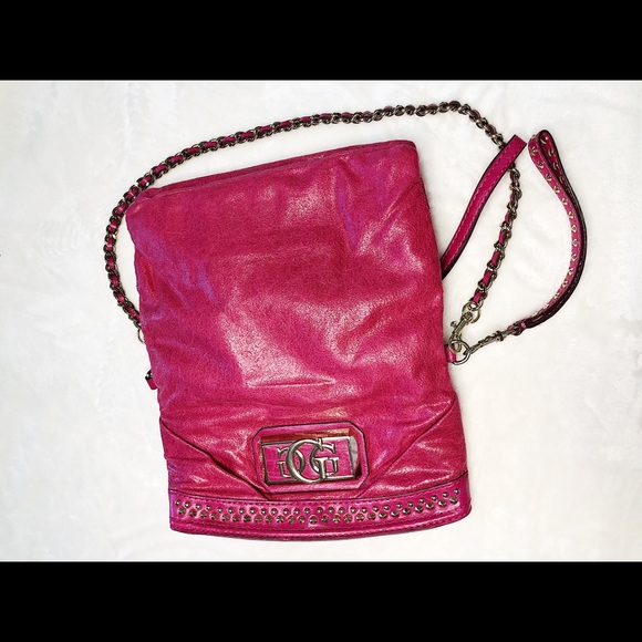 Guess shoulder bag folding with zipper and logo - Picture 5 of 7